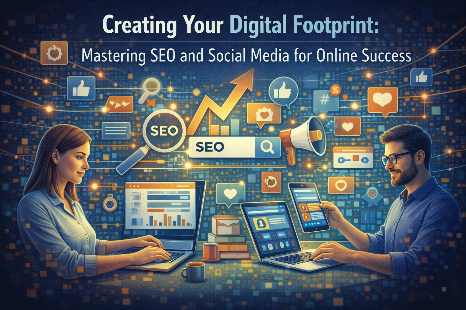 Creating Your Digital Footprint Mastering SEO and Social Media for Online Success