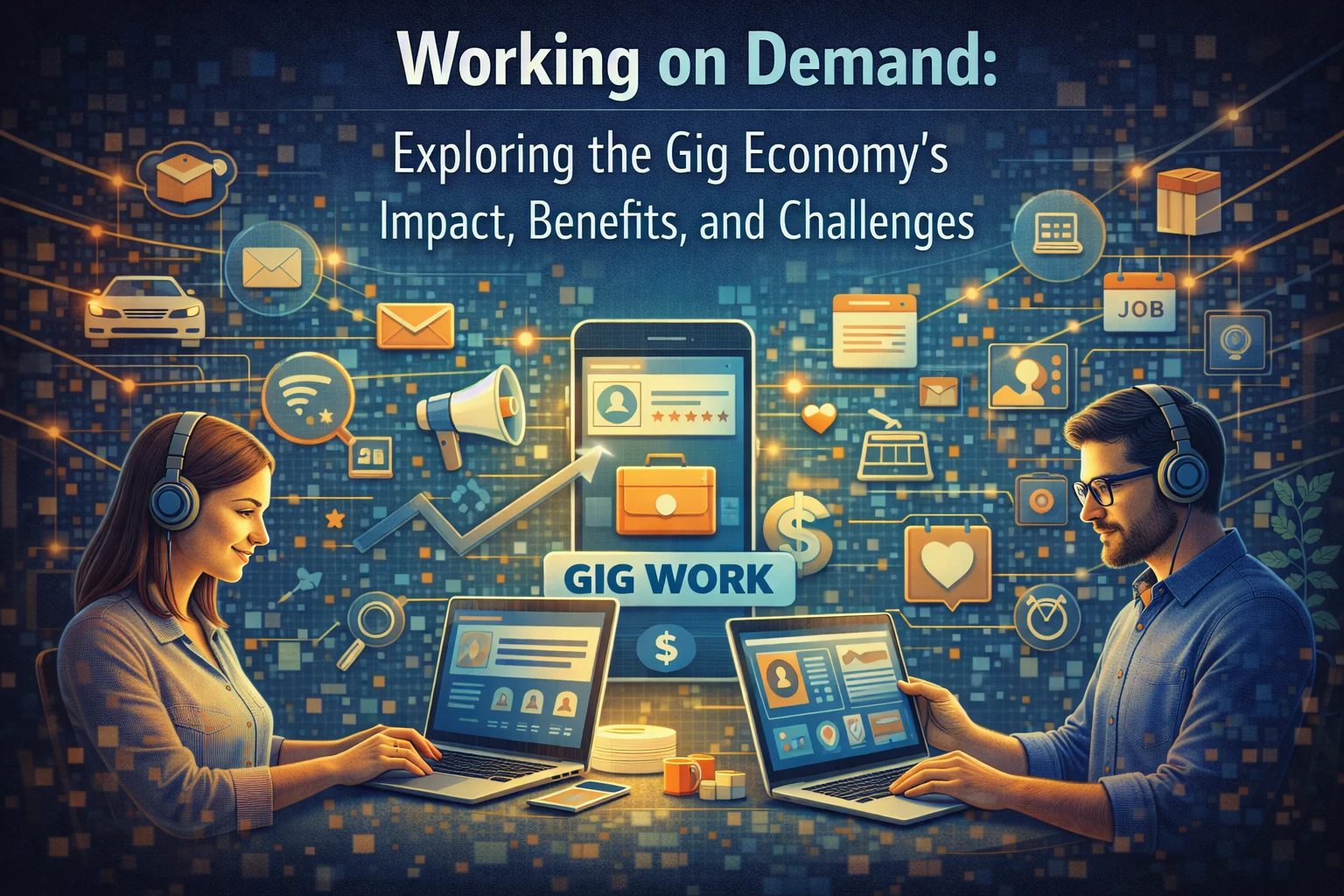 Working on Demand Exploring the Gig Economy’s Impact, Benefits, and Challenges