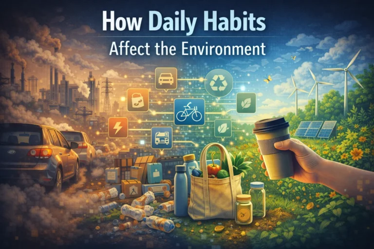 How Daily Habits Affect the Environment
