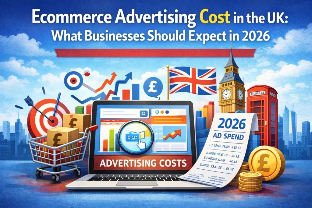 ecommerce advertising cost UK